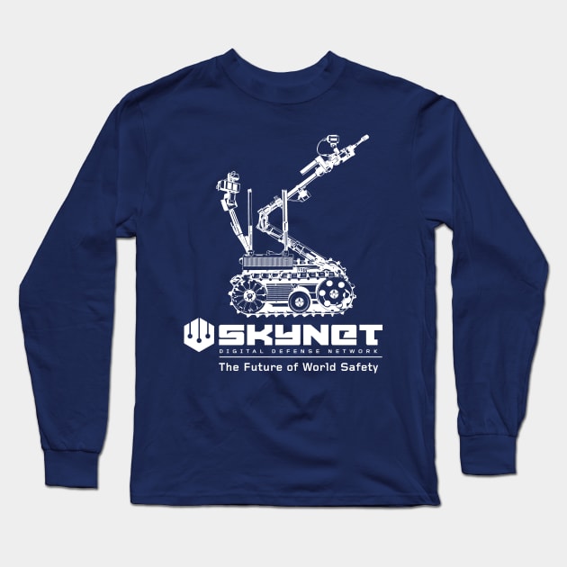 Skynet Reverse Long Sleeve T-Shirt by MindsparkCreative